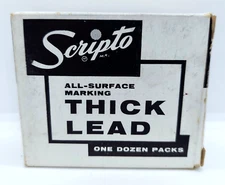 Scripto Thick Lead G920 Vintage Orange 11 Packs New Old Stock