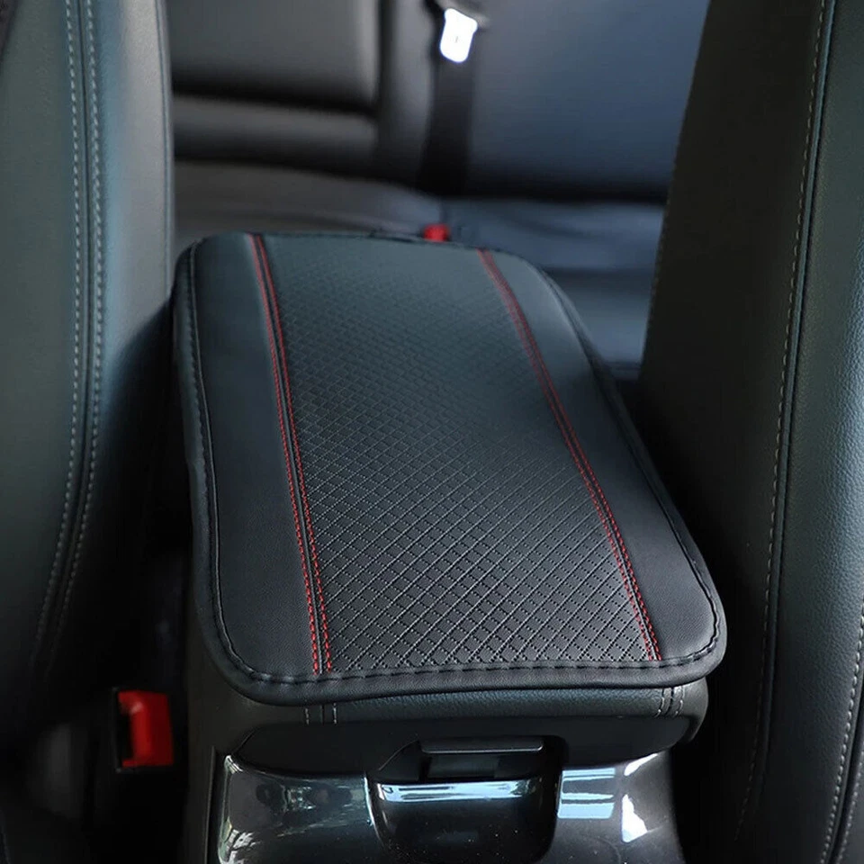 Car Armrest Cushion Cover Center Console Box Pad Protector Pad Mat Accessories - Image 4 of 4