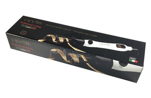 ARRICCIACAPELLI ROTANTE Elettrico PIASTRA CONO FERRO SPIRALE ACCONCIATURE - 第 1/8 張圖片