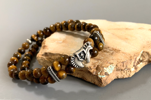 CAROLYN POLLACK American West Sterling Tiger's Tigers Eye SPIRIT HORSE Ring 9 - Picture 11 of 11