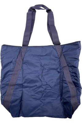 BumbleBella Packable Insulated Shopper Totes Nautical Blue