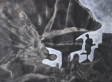 Hand-Painted Original Artwork by Jeannette Leahey "Rendezvous With A Leprechaun"