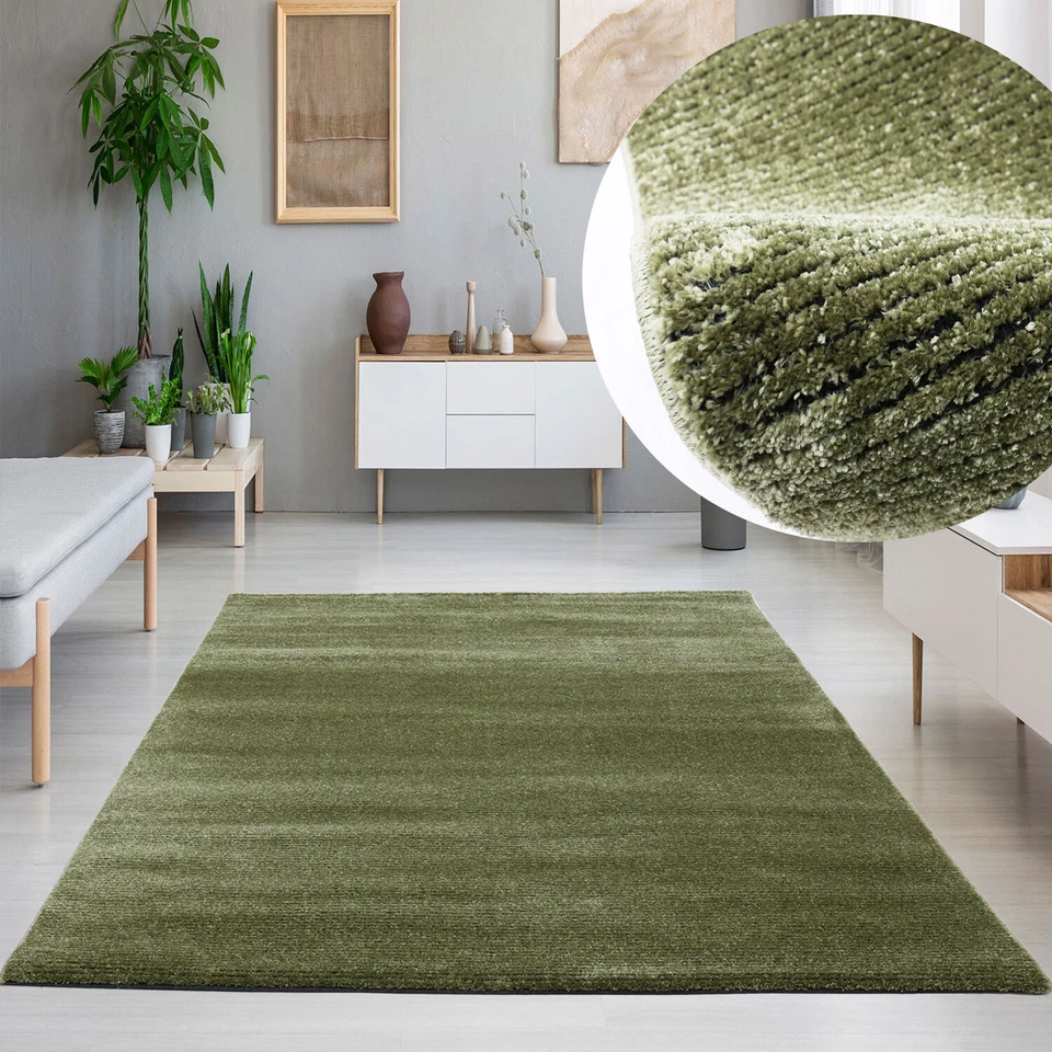 Teppich Streifen mit konturenschnitt Modern für Wohnzimmer, Schlafzimmer - Bild 1 von 1