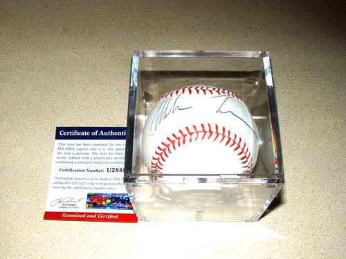 MIKE TYSON AUTO, SIGNED SNOW WHITE OML BASEBALL PSA/DNA CERT & CARD - IRON MIKE