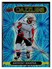 2021-22 Upper Deck - Silver Foil #DZ-48 Anthony Mantha Dazzlers Blue