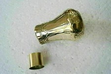 Vintage Golden Finish Brass Only Handle For Wooden Walking Stick Cane