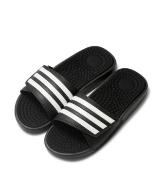 adidas Originals ADISSAGE TND - Black White / F35565 / Slippers Slides |  eBay