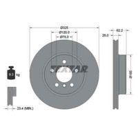 Textar 2X Bremsscheibe 92141505