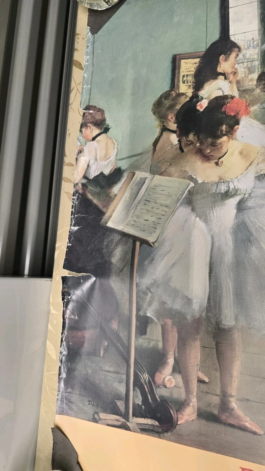 Edgar Degas, exposición del Museo Metropolitano de Arte (clase de baile), póster Foto 2 de 4