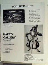DOEL REED ART PIECE VTG ORIG  1994 ADVERTISEMENT