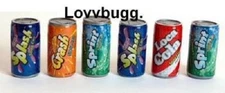 6 Pop Soda Cans wCandy for American Girl 18" Doll Food Acc FREESHIP ADDS! LovvU!