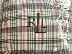 AWESOME RALPH LAUREN Multi PLAID BOATHOUSE Madras FULL QUEEN Bed COMFORTER NEW