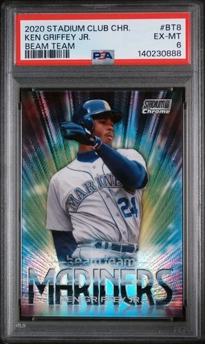 Ken Griffey Jr 2020 Topps Stadium Club Chrome Beam Team BT-8 PSA 6