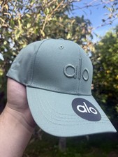 Alo Olive Green Unisex Hat One Size Adjustable Strap Baseball Cap
