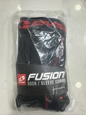 New Pair Of SM/MD Size EVS Fusion Socks/Knee Brace Sleeves Combo For Off-Road/MX