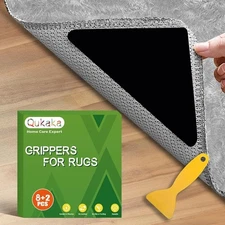 Non Slip Rug Pad Gripper for Hardwood Floors and Tiles Washable Reusable Non