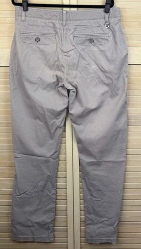 UNDER ARMOUR Mens 36X32 Gray Casual Pants Flat Front Loose Cotton Spandex - Bild 4 von 9