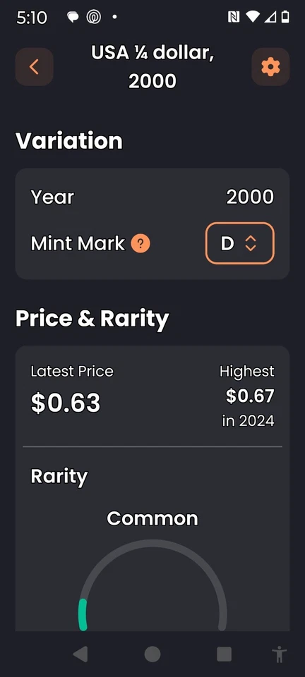 USA 1/4 Dollar 2000 - Image 2 of 4