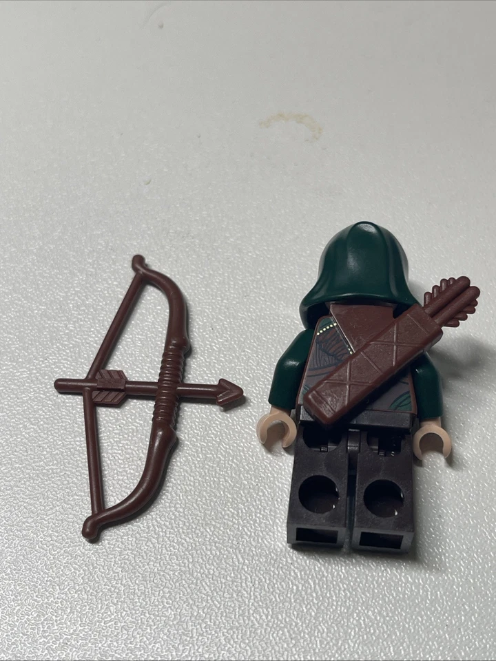 LEGO El Hobbit El Señor de los Anillos Madera Negra Elfo Arquero LOR078 Minifigura Foto 3 de 4