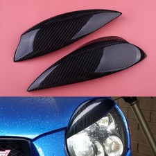 Car Headlight Eyebrow Eyelid Cover Trim Fit for Subaru Impreza 7th WRX7 2002-03