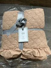 Studio D by Dillard’s Gigi Light Terracotta Scalloped King Quilt & Shams Set 3pc