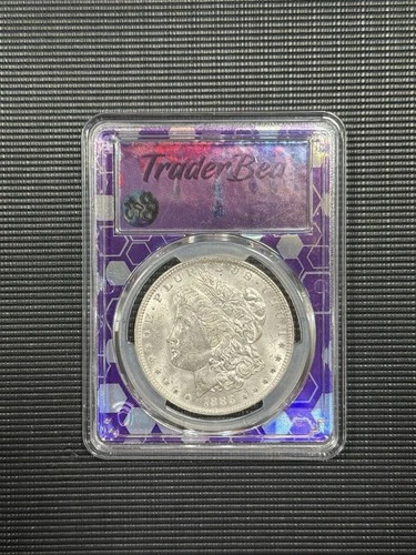 1888-O Morgan Silver Dollar $1 PCGS MS63 TraderBea Slab
