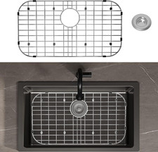 Kitchen Sink Grid 26" x 14", Sink Protectors for Kitchen Sink with Rear Drain,
