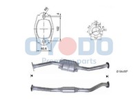 Oyodo Katalysator 20N0054-OYO FüR Fiat Ducato Bus JTD 4X4 Peugeot Boxer 244 Hdi