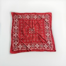 Vtg 1970's Newport RED Bandanna Tobacco Collectible Floral Pattern HTF Lorillard
