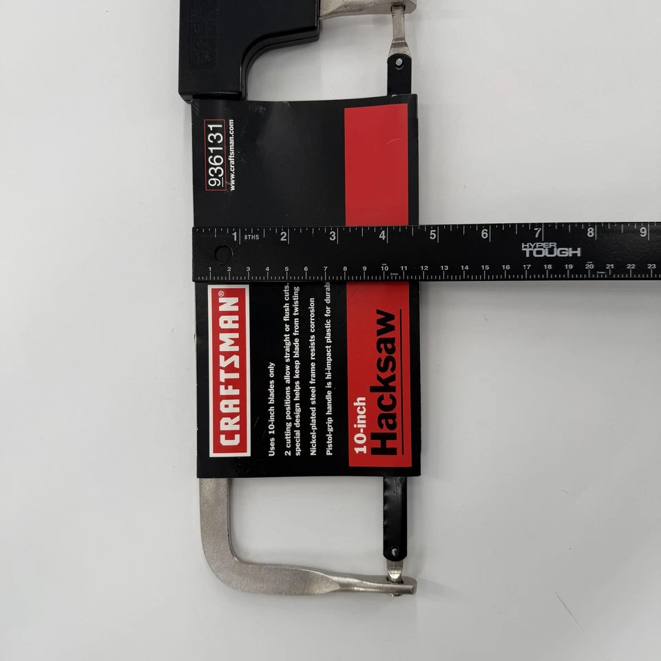 Sierra de 10 pulgadas Craftsman 936131 marco de acero niquelado mango de empuñadura de pistola Foto 4 de 4