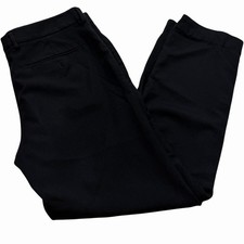 SAINT LAURENT Paris Black Wool Dress Pants 51 IT/36 US Made in Italy