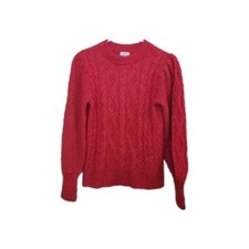 Crown & Ivy Women's Red Sweater Sz Petite Small