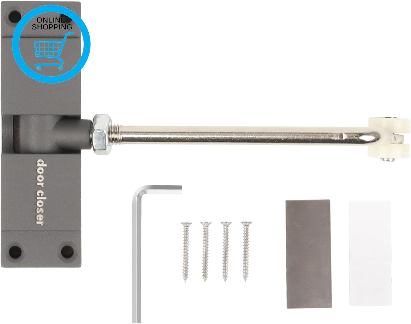 Quality Upgraded Automatic Door Closure Alloy Heavy Duty Gate Closer for Interio