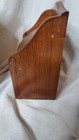 New In Box Rare Vintage Solid Wooden Salt Box and Napkin Holder Recipe Box — photo 8