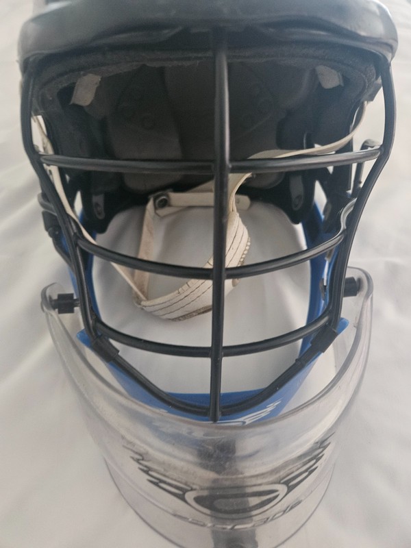 Cascade Men's Lacrosse Helmet Blue/Black, Size M, Adjustable SPR Fit
