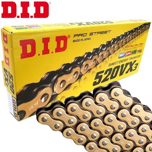 DID Chainset Steel 520VX3 G&B Clip for Husqvarna TE 300i, Year 2022 - Image 2 of 4