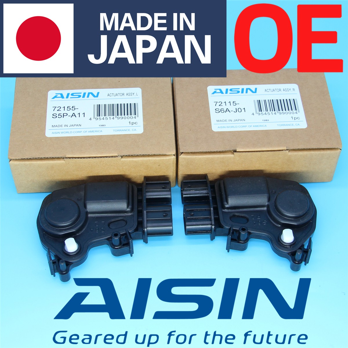2PCS Power Door Lock Actuators Front Rear (Left&Right) Fit Honda Element Odyssey