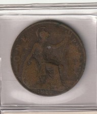 Great Britain 1917: One Pence Coin George V