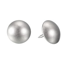 Upholstery Tacks Nail Pins Furniture, 50Pcs 16x16mm Metal, Silver tone