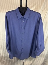 Charles Tyrwhitt Men Classic Fit Woven Non-Iron Blue Dress Shirt 19-37