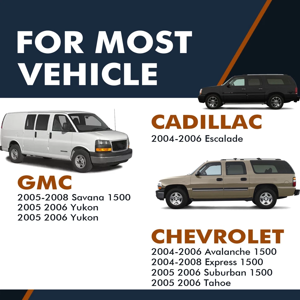 Juego de 8 pastillas de freno delanteras-traseras de cerámica para Chevrolet Tahoe 2005 2006 Foto 2 de 4