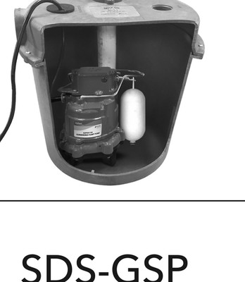 SDSGSP Goulds 115v 1/3hp 43gpm sink drain System