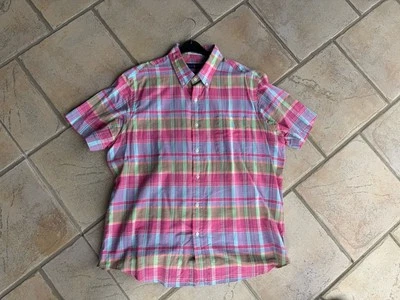 RALPH LAUREN Herren Kurzarm-Hemd, Gr. XL, kariert, 1 x getragen - Bild 1 von 4