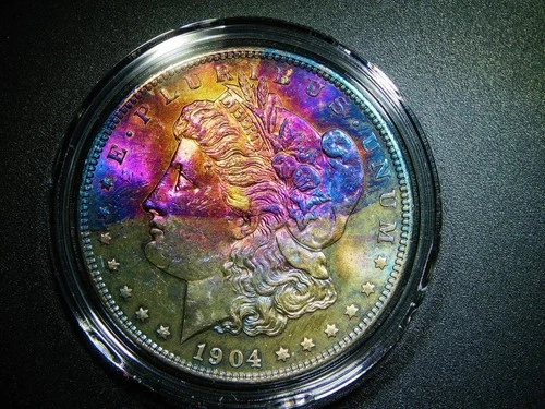 EF+ DETAIL 1904-O MORGAN DOLLAR BEAUTIFULLY TONED NICE COLLECTOR COIN-1310