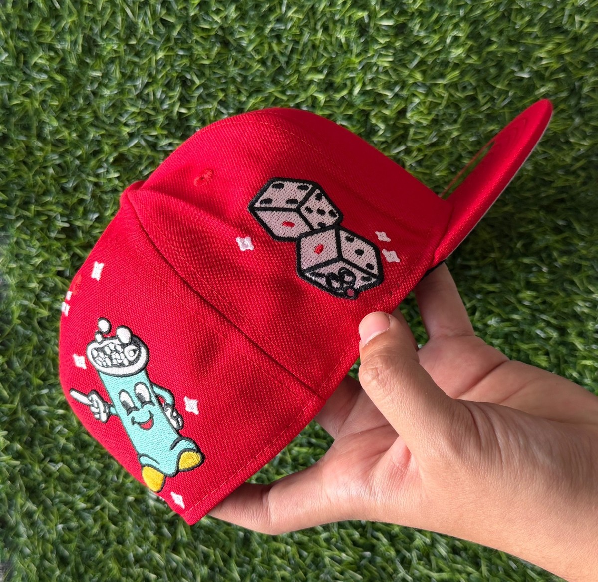 Supreme characters S logo fitted hat size 7, 7 1/8, 7 1/4, 7 3/8