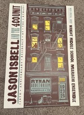 Jason Isbell & 400 Unit Ryman Residency 2025 Hatch Poster 10/23/25