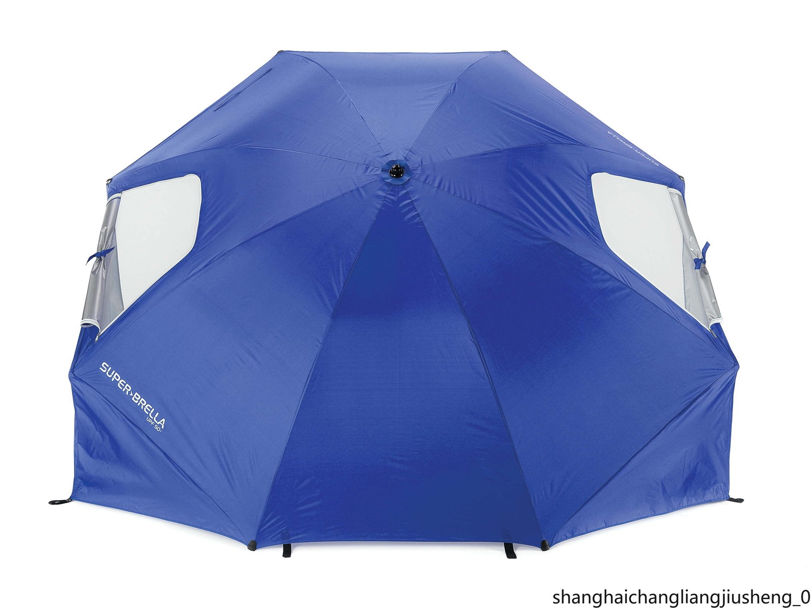 8ft Blue SPF 50+ Sun Canopy Umbrella Beach Sports Rain Shelter