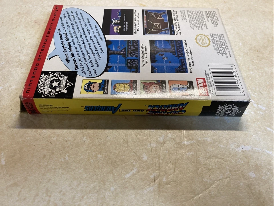 Игра Captain America and The Avengers (Nintendo Entertainment System, 1991 года) NES CIB - Изображение 4 из 4