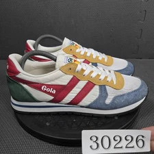 Gola Daytona Shoes Mens Size 9 Retro Suede Mesh Sneaker CMA592