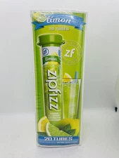 Zipfizz Limon Flavored Energy Drink Powder Pack of 20 Sugar Free Electrolytes
